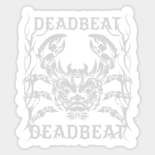 Deadbeat Sticker